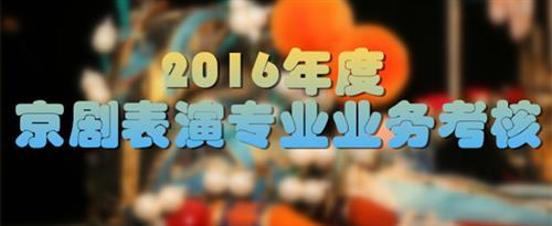 姑娘美女逼骚骚国产国家京剧院2016年度京剧表演专业业务考...